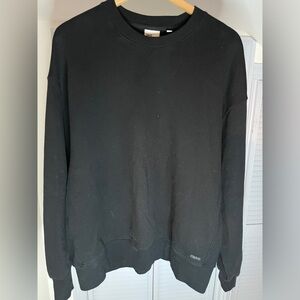 TNA Black Crew Neck Long Sleeve Sweatshirt